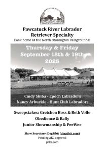 PRLRC Specialty Shows 2025